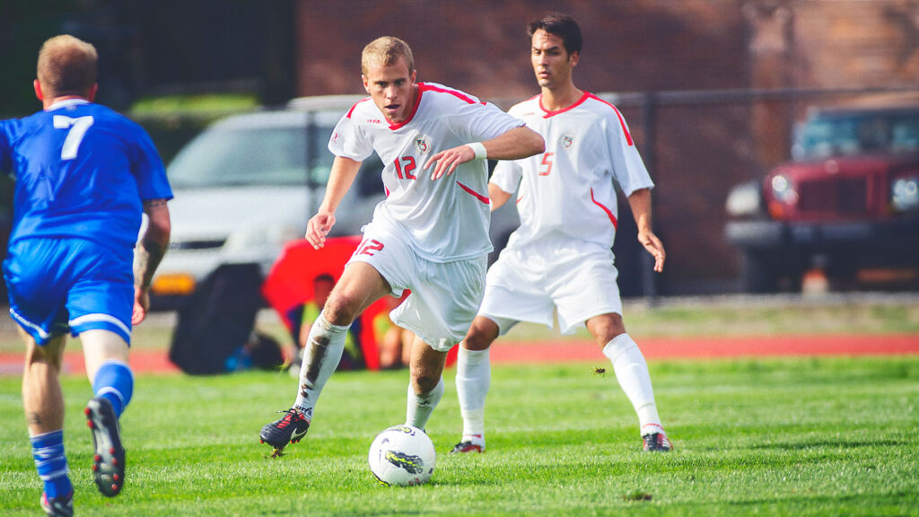 Patrick Slogic ’14, record-setting player for Big Red men’s soccer