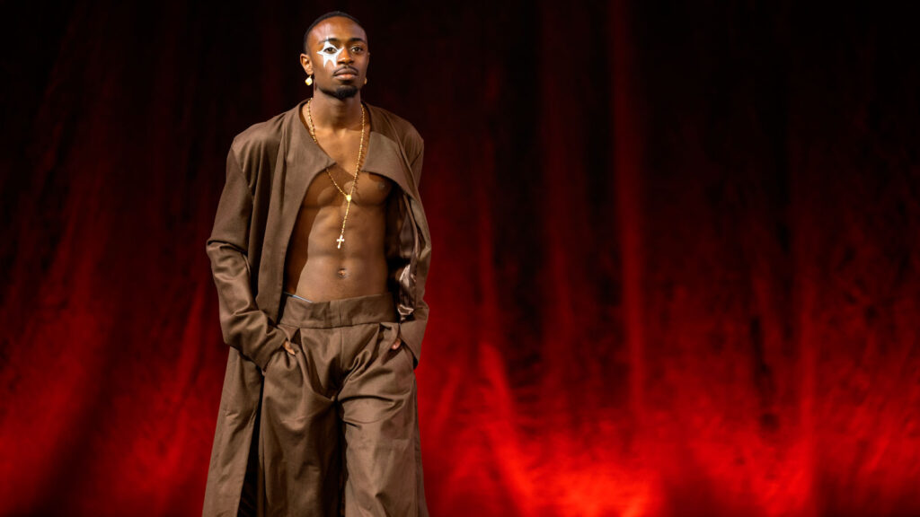 at the 41st annual Cornell Fashion Collective Runway Show in Barton Hall